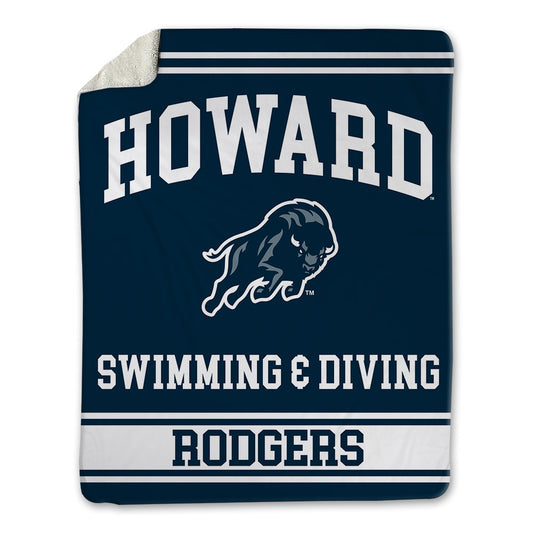 Howard - NCAA Men's Swimming & Diving : Daren Rodgers - Blanket-0