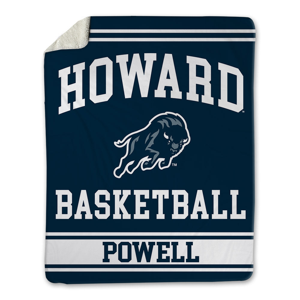Howard - NCAA Men's Basketball : Brannon Powell - Blanket-0