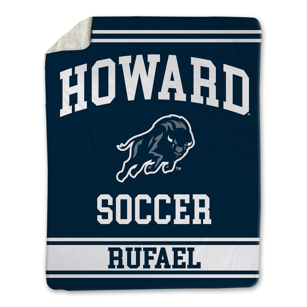 Howard - NCAA Men's Soccer : Christian Rufael - Blanket-0