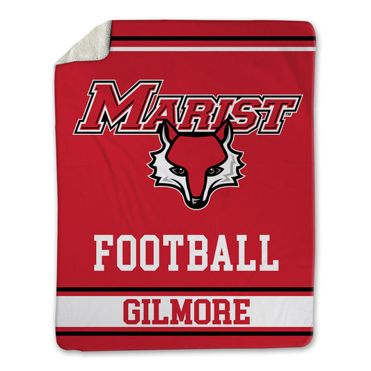Marist - NCAA Football : Dylan Gilmore - Blanket-0
