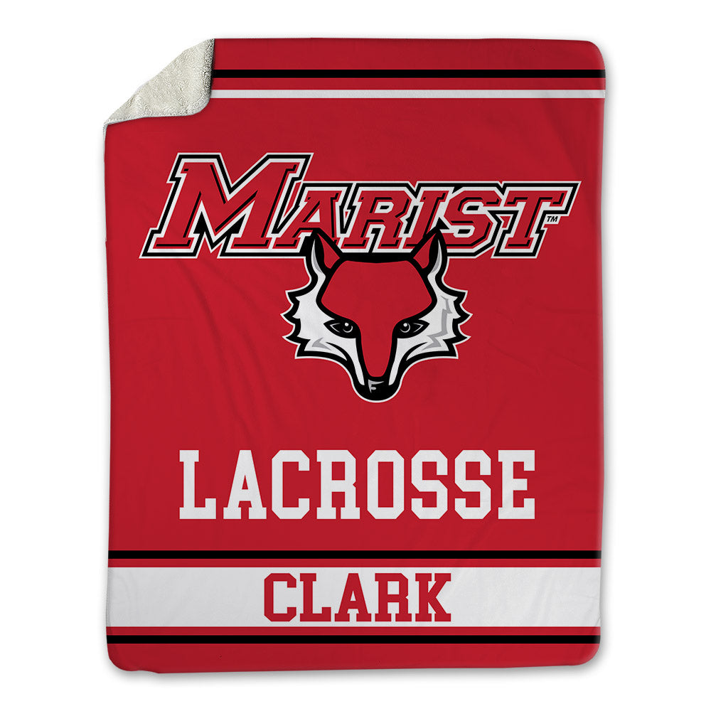 Marist - NCAA Women's Lacrosse : Ella Clark - Blanket-0