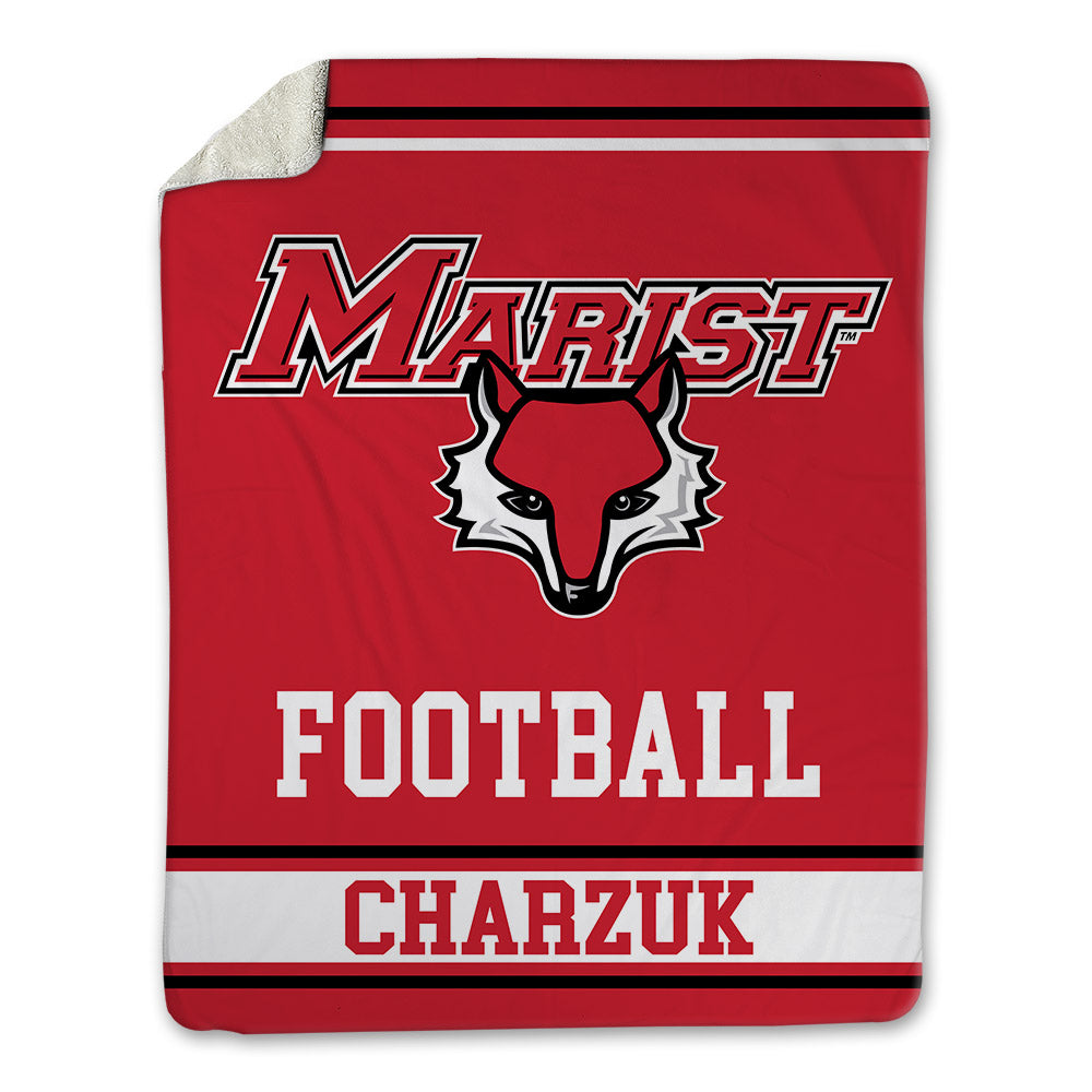 Marist - NCAA Football : Dixon Charzuk - Blanket-0