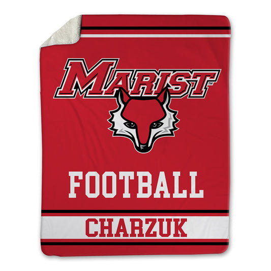 Marist - NCAA Football : Dixon Charzuk - Blanket-0