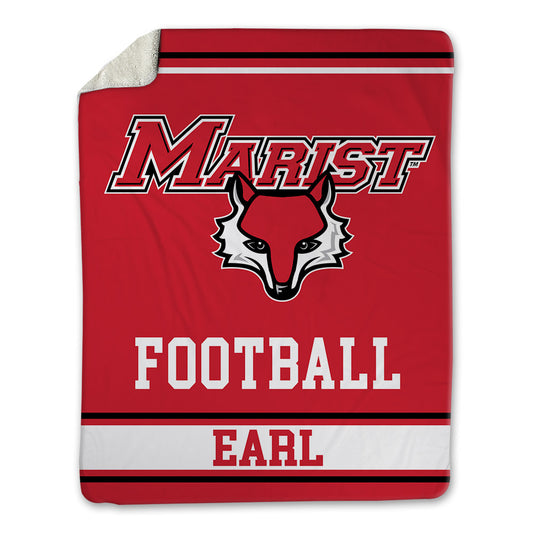 Marist - NCAA Football : Bruce Earl - Blanket-0