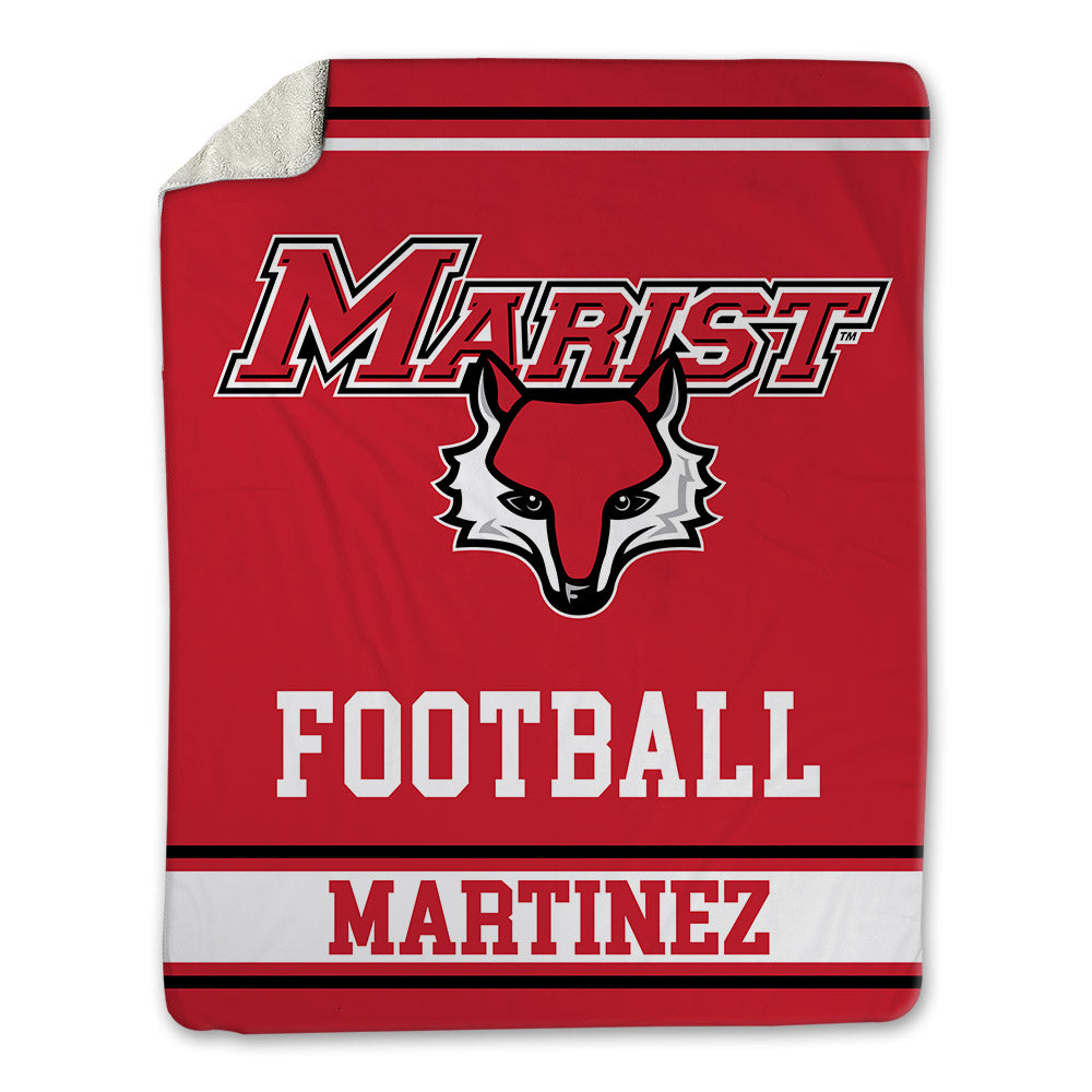 Marist - NCAA Football : Lance Martinez - Blanket-0