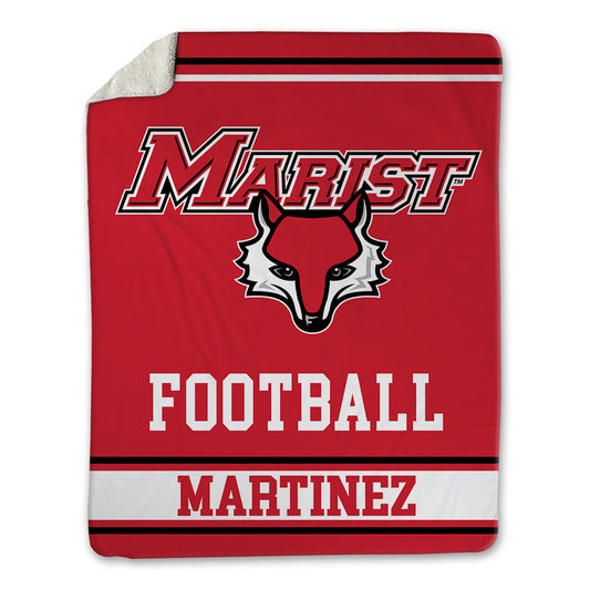 Marist - NCAA Football : Lance Martinez - Blanket-0