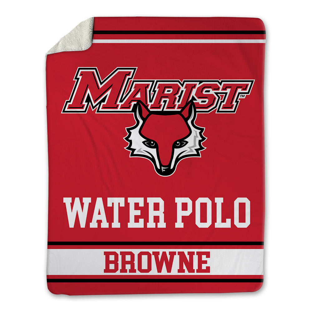 Marist - NCAA Women's Water Polo : Callaghan Browne - Blanket-0