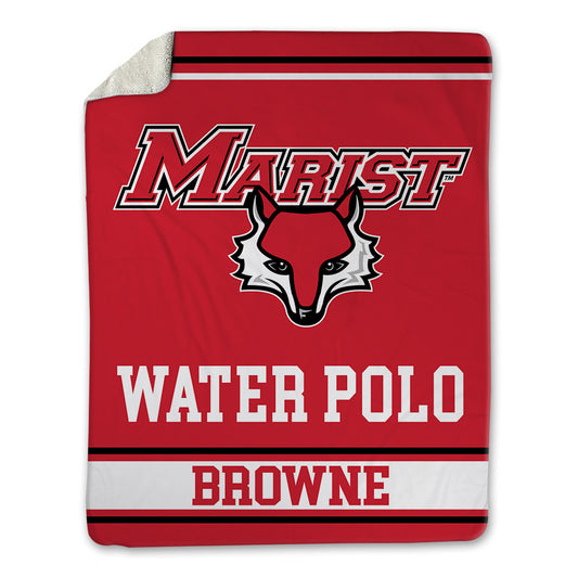 Marist - NCAA Women's Water Polo : Callaghan Browne - Blanket-0