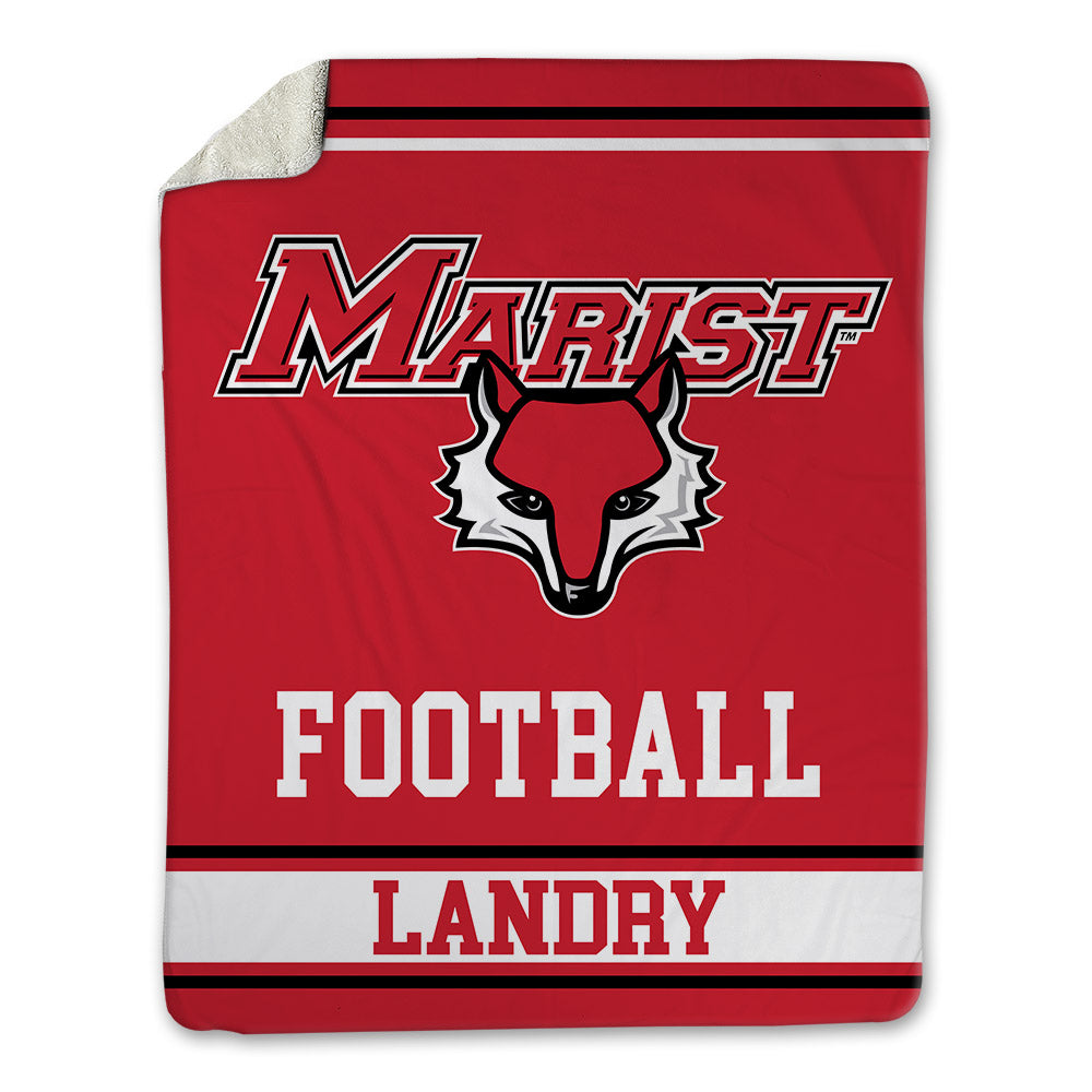 Marist - NCAA Football : Blake Landry - Blanket-0