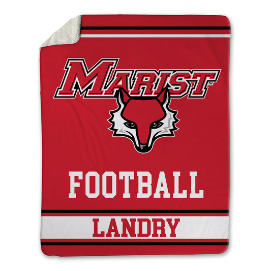 Marist - NCAA Football : Blake Landry - Blanket-0