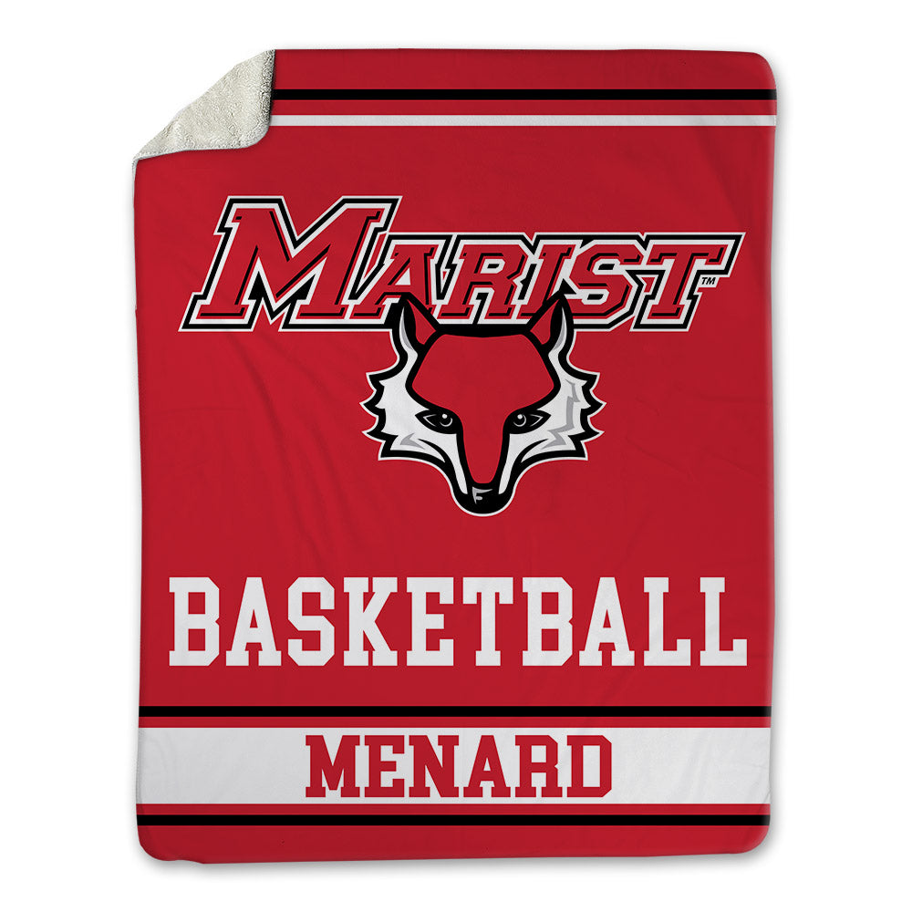 Marist - NCAA Men's Basketball : Justin Menard - Blanket-0