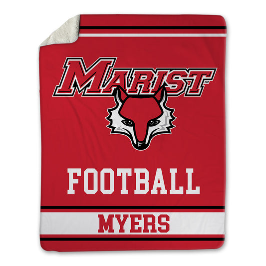 Marist - NCAA Football : Stephen Myers - Blanket-0