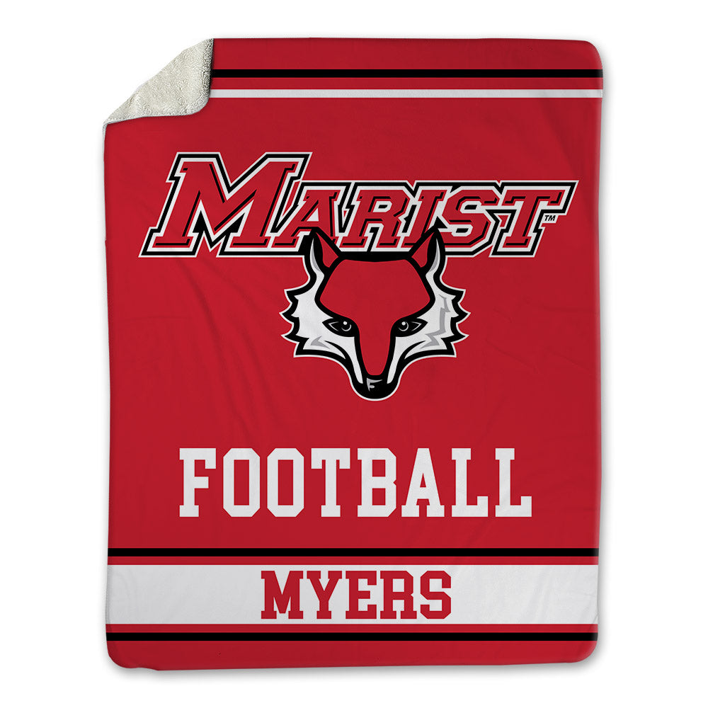 Marist - NCAA Football : Stephen Myers - Blanket-0