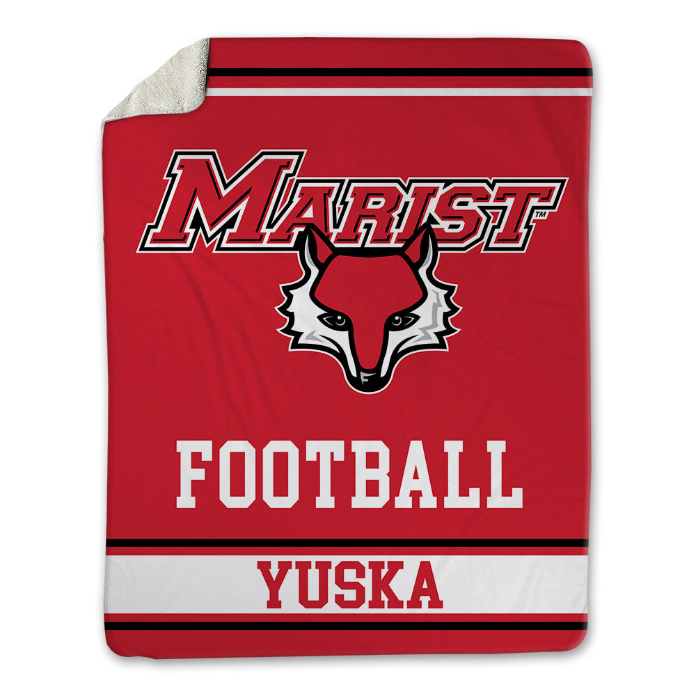 Marist - NCAA Football : Ethan Yuska - Blanket-0
