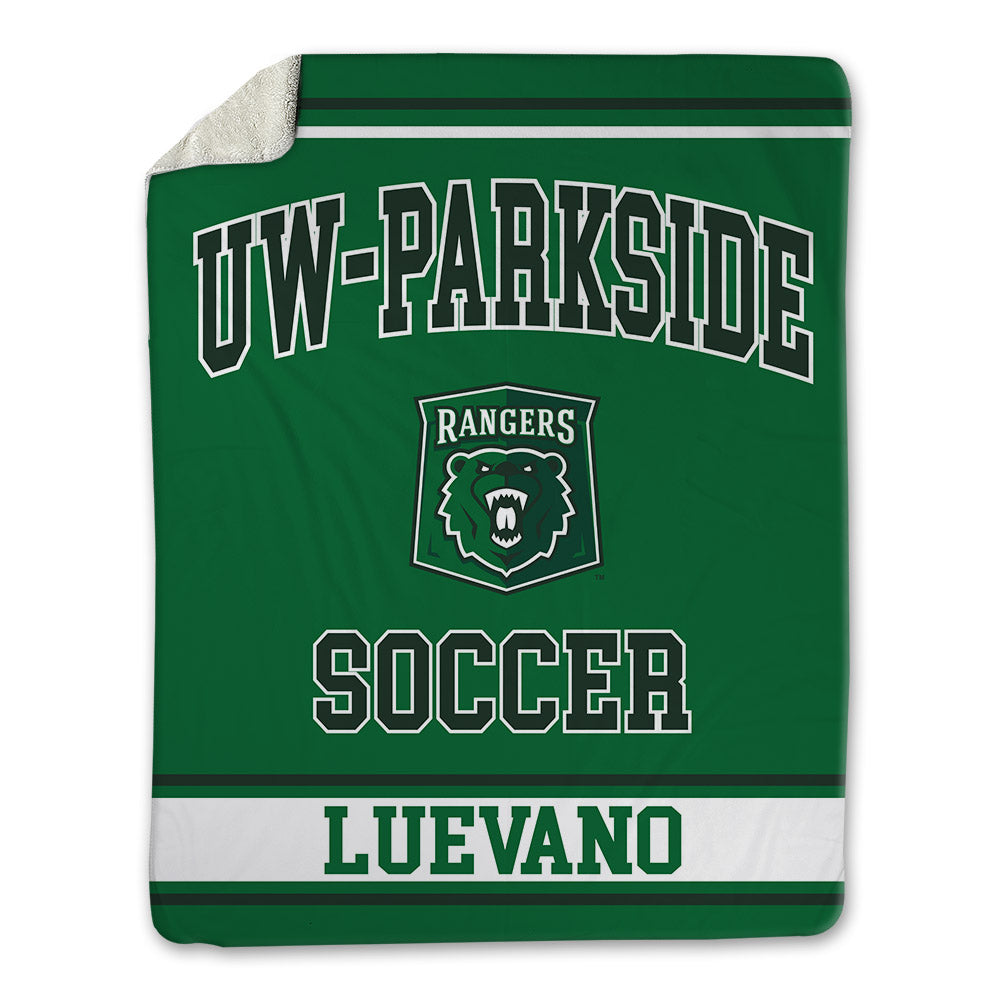 UW Parkside - NCAA Men's Soccer : Angel Luevano - Blanket-0