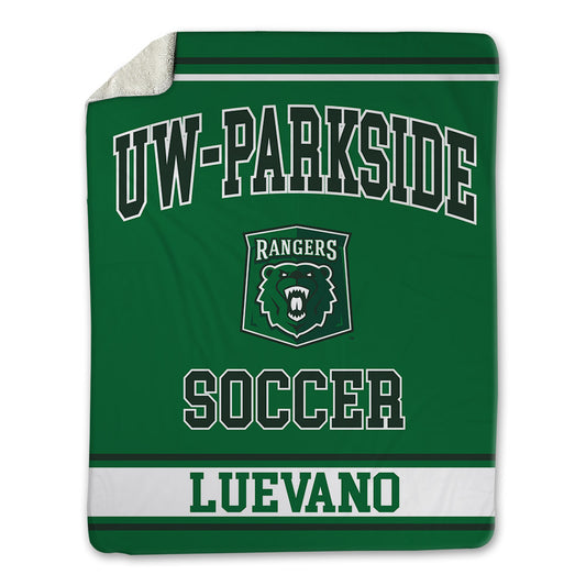 UW Parkside - NCAA Men's Soccer : Angel Luevano - Blanket-0