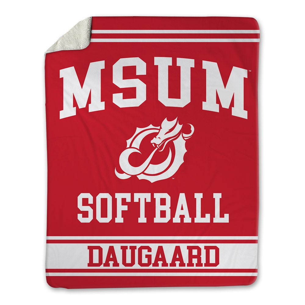 MSUM - NCAA Softball : Morgan Daugaard - Blanket-0