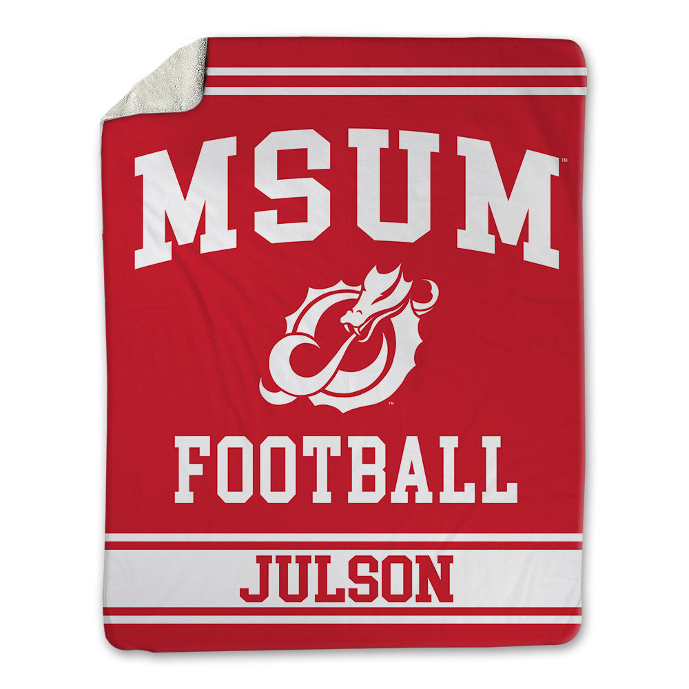 MSUM - NCAA Football : Jack Julson - Blanket-0