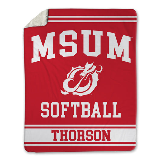 MSUM - NCAA Softball : Grace Thorson - Blanket-0