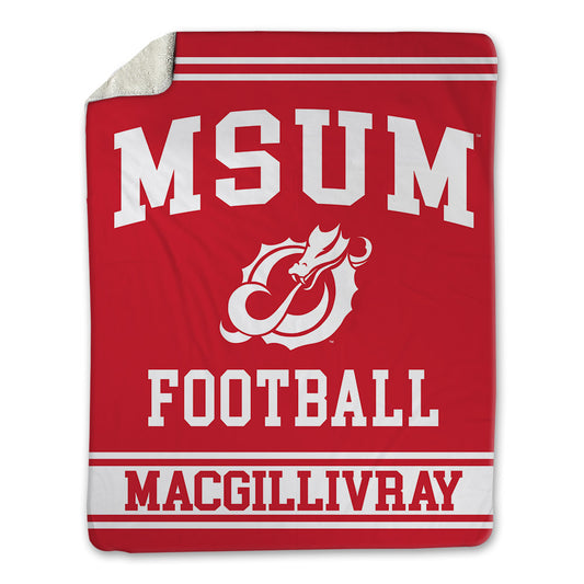 MSUM - NCAA Football : Hunter MacGillivray - Blanket-0