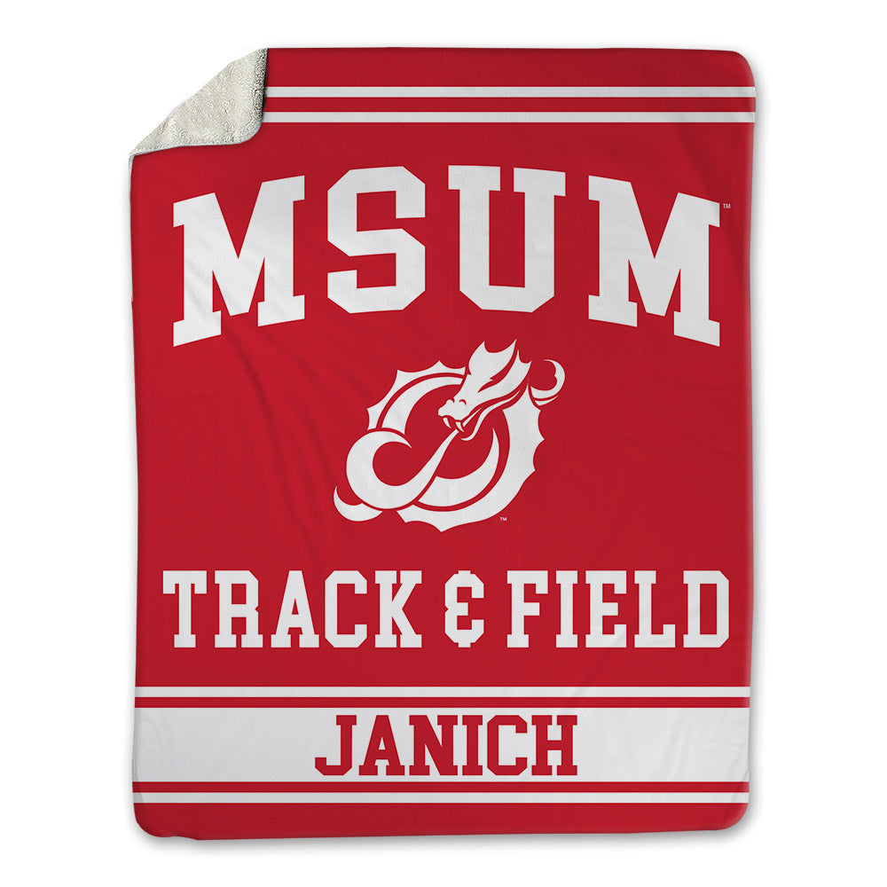 MSUM - NCAA Women's Track & Field : Audrey Janich - Blanket-0