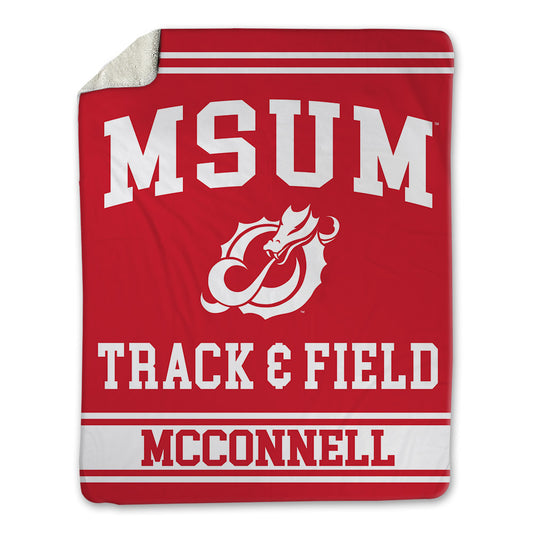 MSUM - NCAA Women's Track & Field : Kaitlyn McConnell - Blanket-0