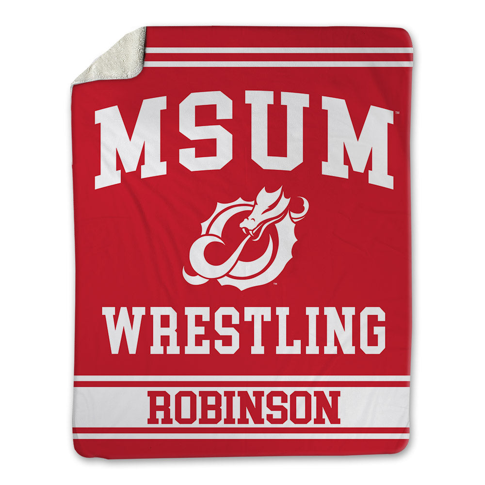 MSUM - NCAA Wrestling : Beau Robinson - Blanket-0