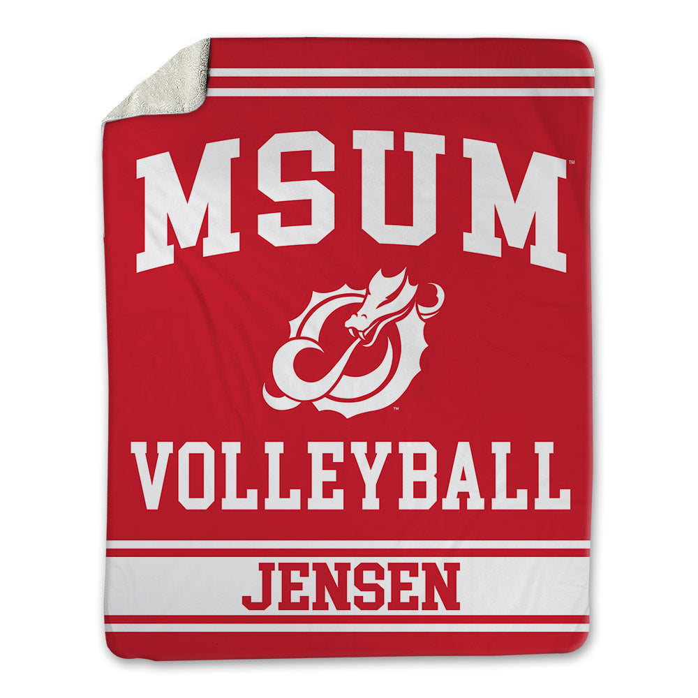 MSUM - NCAA Women's Volleyball : Miracle Jensen - Blanket-0