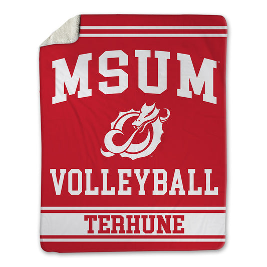 MSUM - NCAA Women's Volleyball : Olivia Terhune - Blanket-0