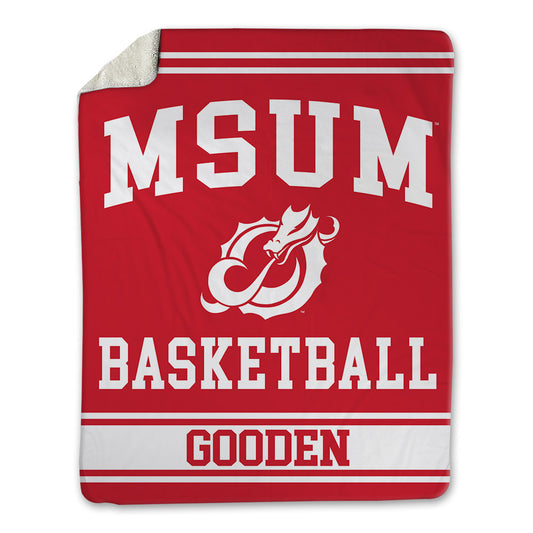 MSUM - NCAA Men's Basketball : Dominic Gooden - Blanket-0