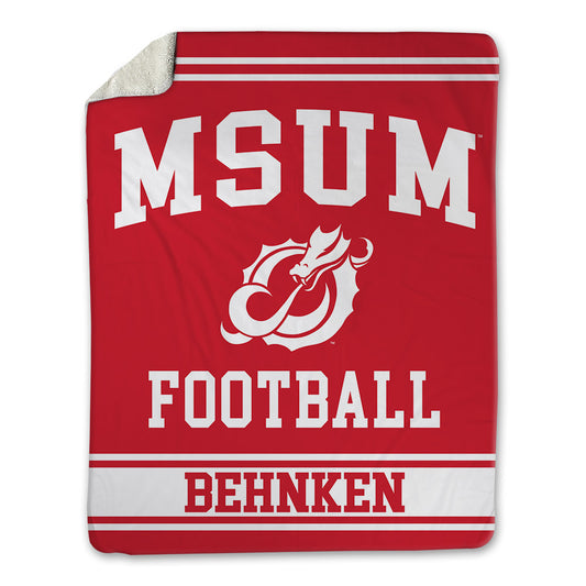 MSUM - NCAA Football : Tyrese Behnken - Blanket-0