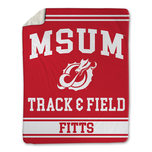 MSUM - NCAA Men's Track & Field : Aidan Fitts - Blanket-0