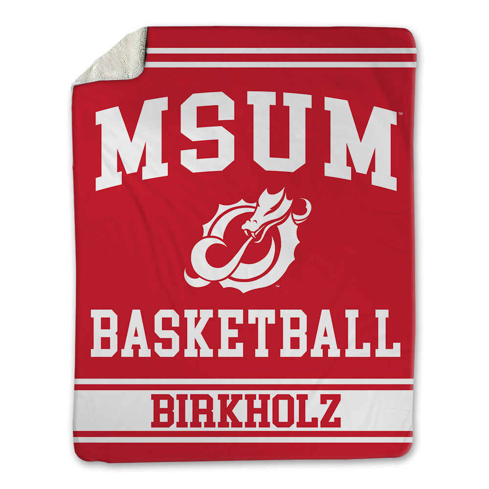 MSUM - NCAA Men's Basketball : Levi Birkholz - Blanket-0