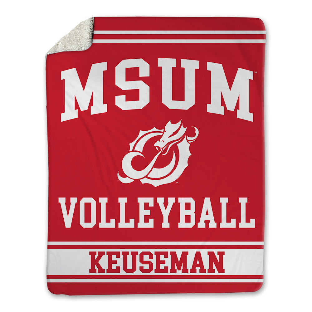 MSUM - NCAA Women's Volleyball : Ellie Keuseman - Blanket-0