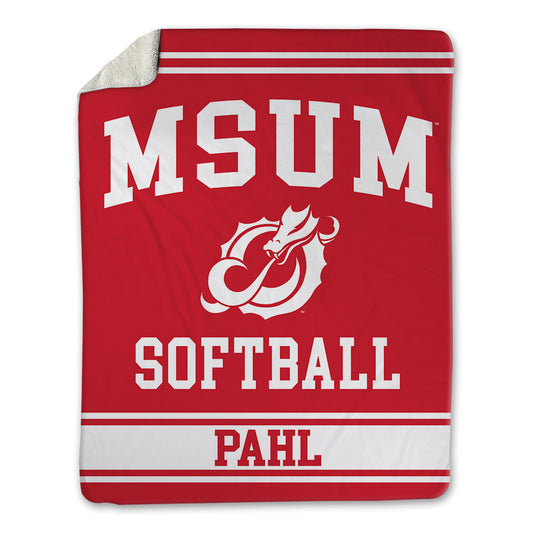 MSUM - NCAA Softball : Kendall Pahl - Blanket-0