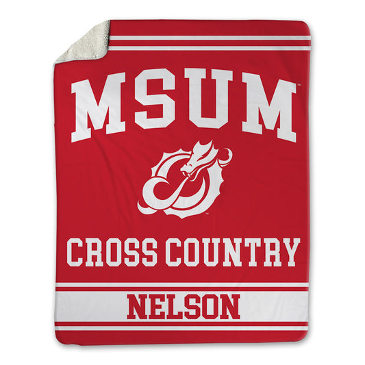 MSUM - NCAA Women's Cross Country : Livia Nelson - Blanket-0