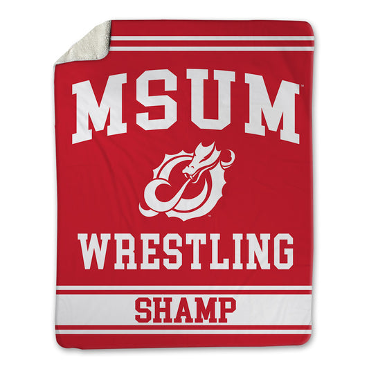 MSUM - NCAA Wrestling : Braden Shamp - Blanket-0