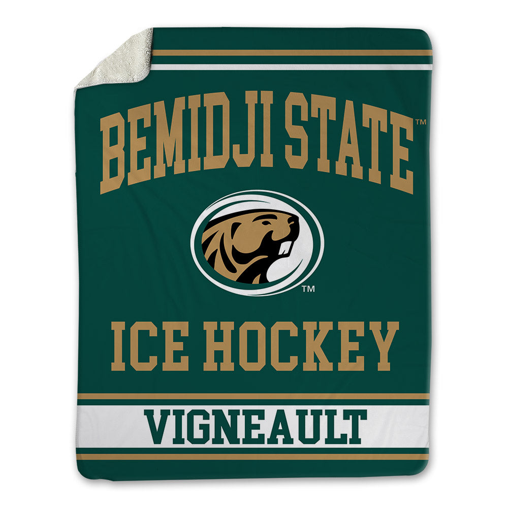 Bemidji State - NCAA Men's Ice Hockey : Benjamin Vigneault - Blanket-1