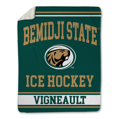 Bemidji State - NCAA Men's Ice Hockey : Benjamin Vigneault - Blanket-1