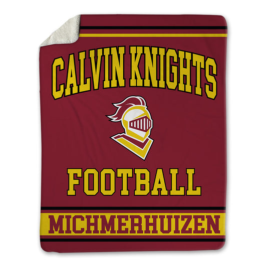 Calvin - NCAA Football : Luke Michmerhuizen - Blanket-0