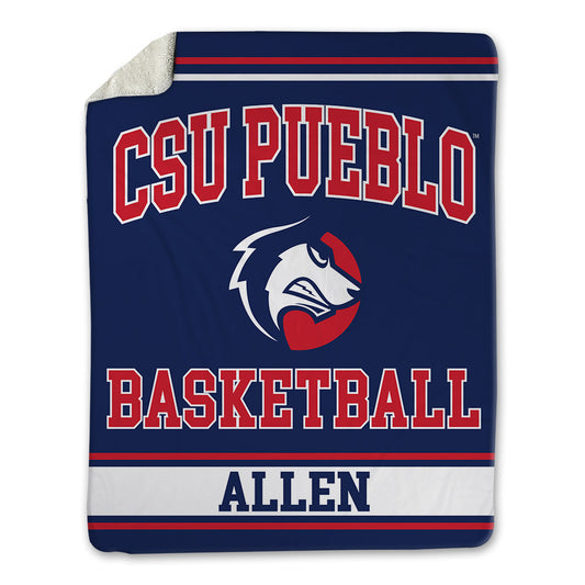 CSU Pueblo - NCAA Men's Basketball : Kyren Allen - Blanket-0