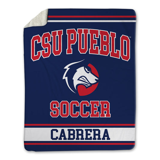 CSU Pueblo - NCAA Women's Soccer : Claudia Cabrera - Blanket-0