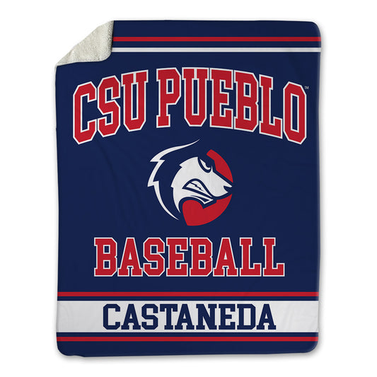 CSU Pueblo - NCAA Baseball : Christian Castaneda - Blanket-0