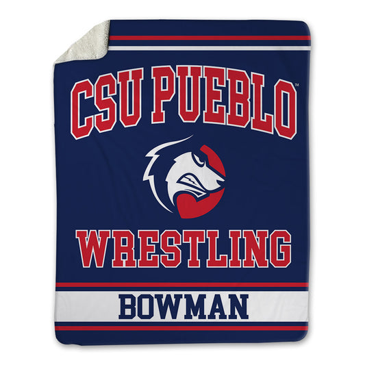 CSU Pueblo - NCAA Wrestling : Eddie Bowman - Blanket-0