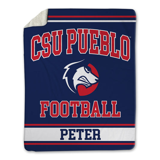 CSU Pueblo - NCAA Football : Shallum Peter - Blanket-0