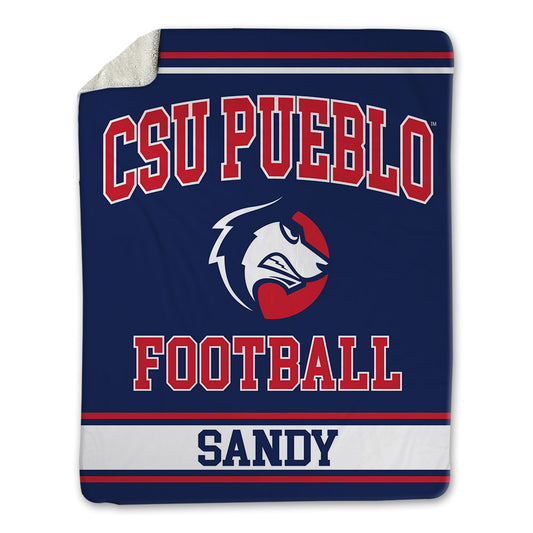 CSU Pueblo - NCAA Football : Nate Sandy - Blanket-0