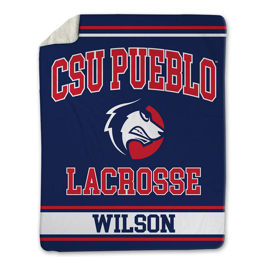 CSU Pueblo - NCAA Women's Lacrosse : Cassidy Wilson - Blanket-0