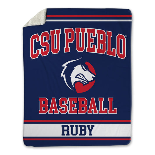 CSU Pueblo - NCAA Baseball : Luke Ruby - Blanket-0