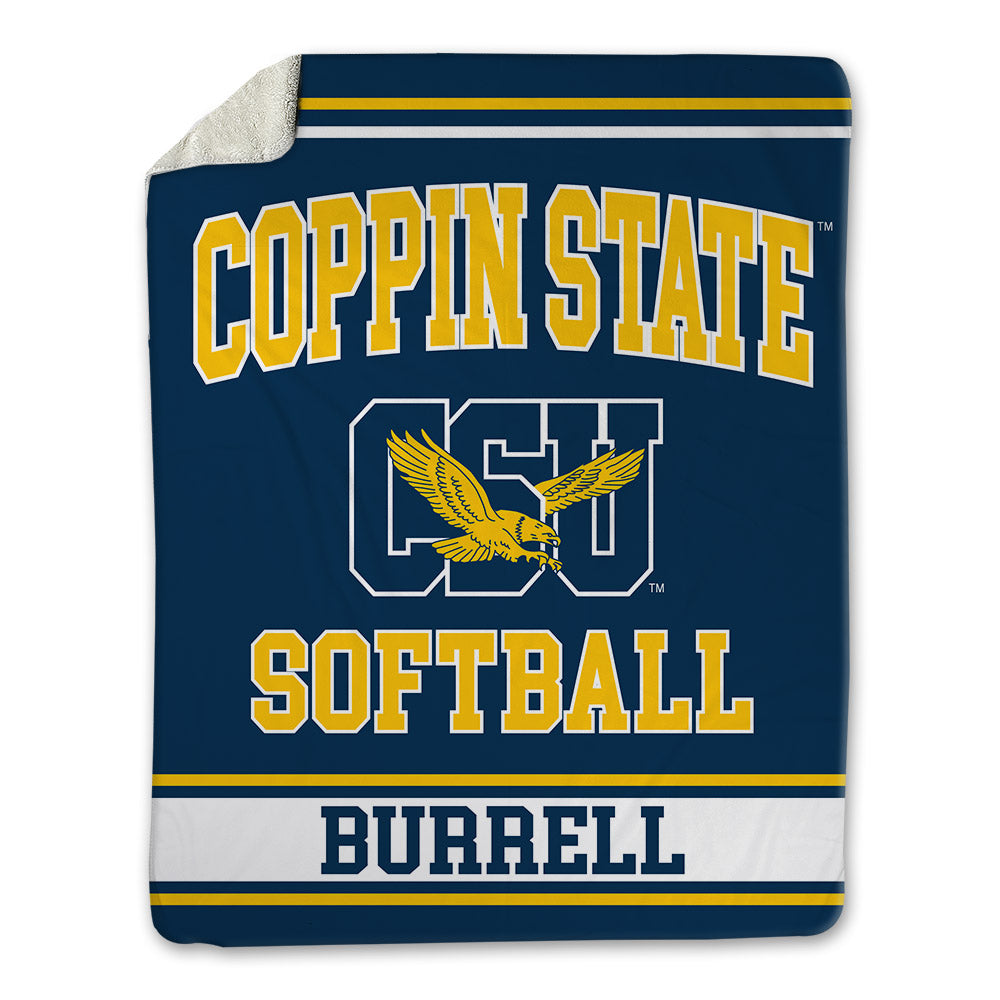 Coppin State - NCAA Softball : Yasmin Burrell - Blanket-1