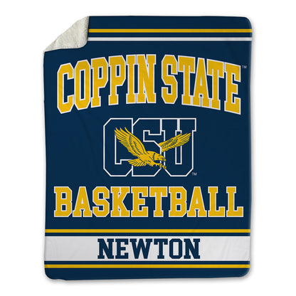 Coppin State - NCAA Women's Basketball : Seimone Newton - Blanket-0